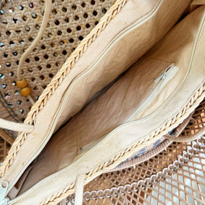 Pastel Basket Weave Tote