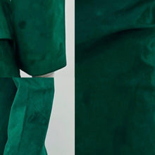 Load image into Gallery viewer, Danier Green Suede Skirt Suit
