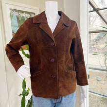 Load image into Gallery viewer, Stitch Collar Suede Jacket
