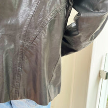 Load image into Gallery viewer, Danier Medallion Button Leather Jacket
