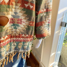 Load image into Gallery viewer, Navajo Toggle Blanket Coat
