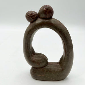 Soapstone Carving Mother&Child