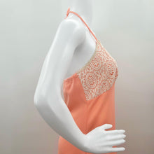 Load image into Gallery viewer, Love Me Peach Lace Halter Dress W Jacket
