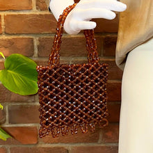 Load image into Gallery viewer, Brown Beaded Mini Bag
