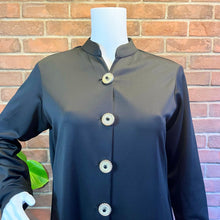 Load image into Gallery viewer, Black Maxi Cocktail Coat

