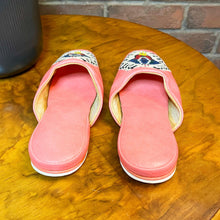 Load image into Gallery viewer, Pink Embroidered Slippers

