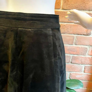 Danier Full Black Suede maxi Skirt