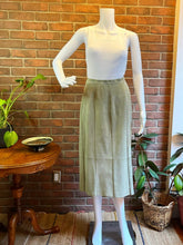 Load image into Gallery viewer, Clay Suede Midi Pencil Skirt
