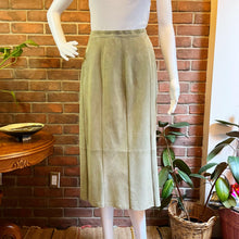 Load image into Gallery viewer, Clay Suede Midi Pencil Skirt
