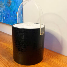 Load image into Gallery viewer, Black Gator Print Ice Bucket
