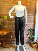 Load image into Gallery viewer, DiCapra Black Leather Pants
