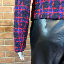 Load image into Gallery viewer, Devonshire Cream Red&amp;Royal Check Blazer
