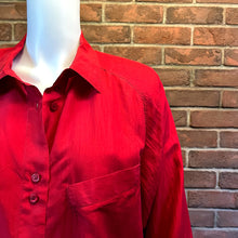 Load image into Gallery viewer, Jerry F Red Silk Blouse
