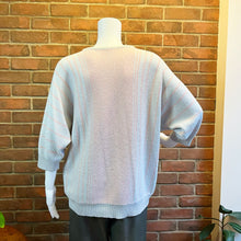 Load image into Gallery viewer, Grey&amp;Pink Stripe V Knit
