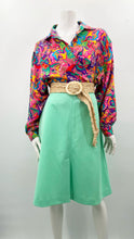 Load image into Gallery viewer, Lime Sherbet A-Line Skirt
