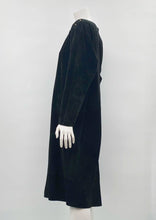 Load image into Gallery viewer, Bagatelle Black Suede Dress
