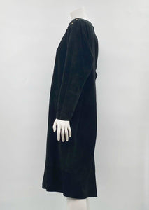 Bagatelle Black Suede Dress