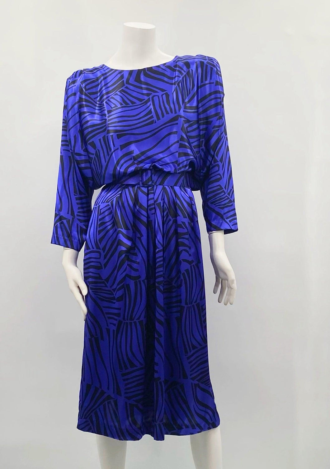 Orite Abstract Palm Print Dress