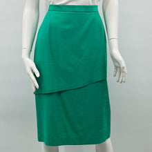 Load image into Gallery viewer, PSI A-Symetrical Green Skirt Set
